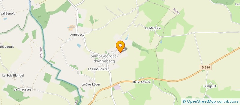 localisation de l'entreprise MONSIEUR LOUISON MOREAU à SAINT GEORGES D'ANNEBECQ