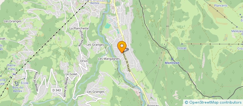 localisation de l'entreprise MONSIEUR LOUISON SERRE à SAINT-GERVAIS-LES-BAINS
