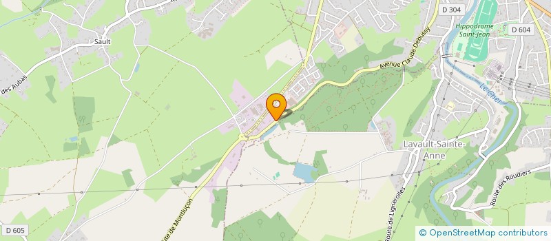 localisation de l'entreprise MONSIEUR LOUISON WALKER-GUIRADO à MONTLUCON