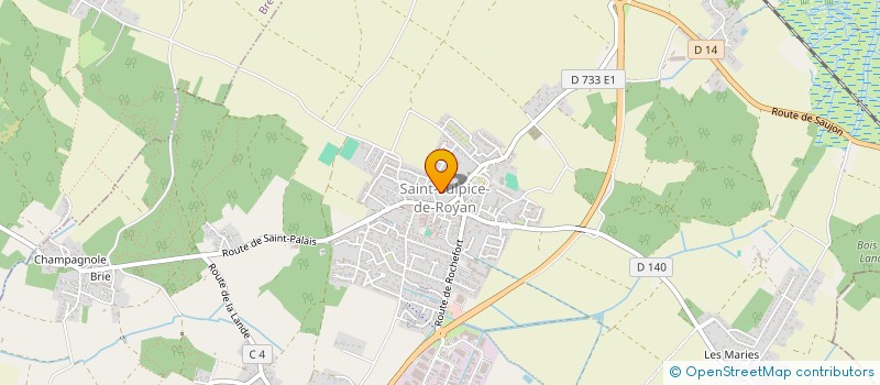 localisation de l'entreprise MONSIEUR LOUK PARIOLLAUD à SAINT-SULPICE-DE-ROYAN