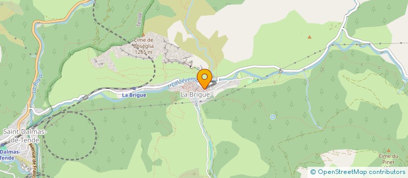 localisation de l'entreprise MONSIEUR LOUKA ALBERTI  LA BRIGUE