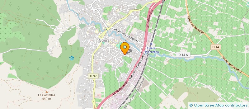 localisation de l'entreprise MONSIEUR LOUKA ALEXIS  CUERS