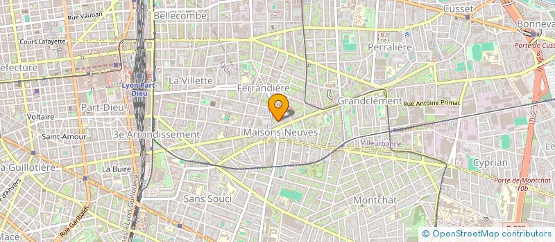 localisation de l'entreprise MONSIEUR LOUKA DIOUGOANT  VILLEURBANNE