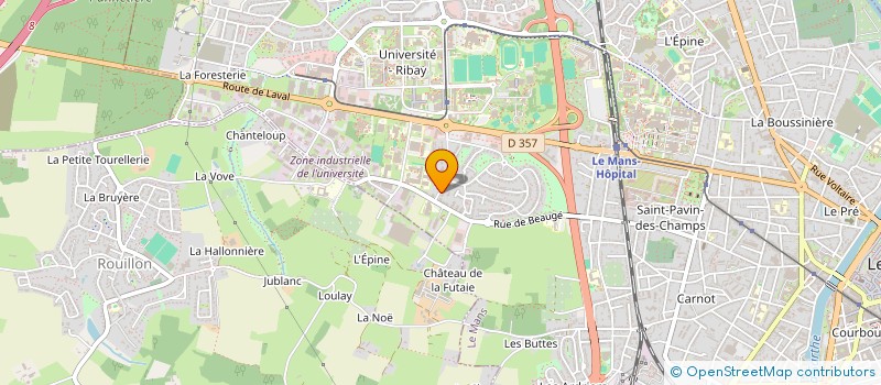 localisation de l'entreprise MONSIEUR LOUKA DOUTRE  LE MANS