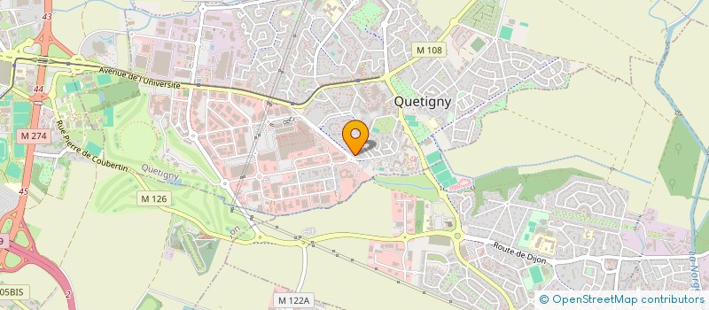 localisation de l'entreprise MONSIEUR LOUKA FEBVRE  QUETIGNY