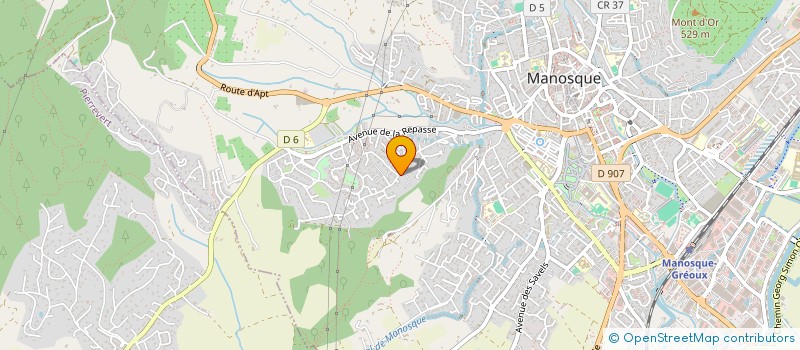 localisation de l'entreprise MONSIEUR LOUKA MOURRIER  MANOSQUE