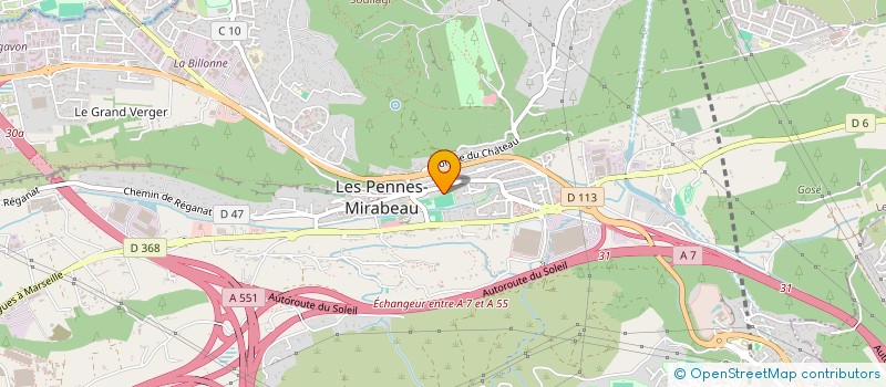 localisation de l'entreprise MONSIEUR LOUKA SALIS à LES PENNES-MIRABEAU