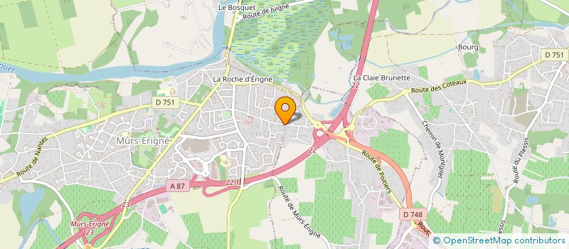 localisation de l'entreprise MONSIEUR LOUKAS BERG  SAINT-MELAINE-SUR-AUBANCE