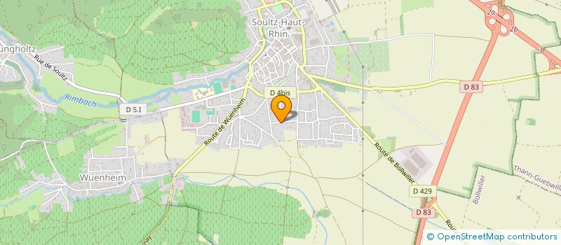 localisation de l'entreprise MONSIEUR LOUKAS STOLTZ  SOULTZ-HAUT-RHIN