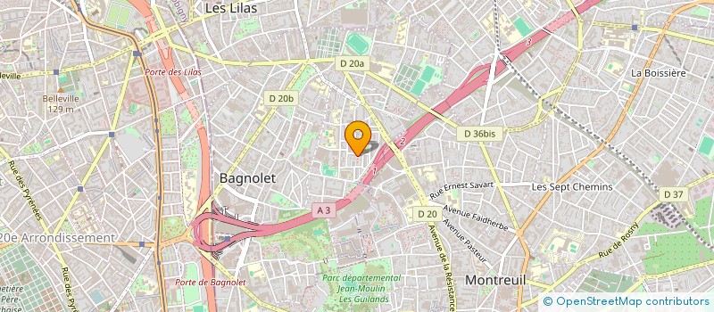 localisation de l'entreprise MONSIEUR LOUKMAN TOURE à BAGNOLET