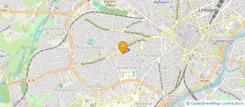 localisation de l'entreprise MONSIEUR LOUKMANE MOFRIL à LIMOGES
