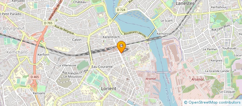 localisation de l'entreprise MONSIEUR LOUKO MICHELET  LORIENT