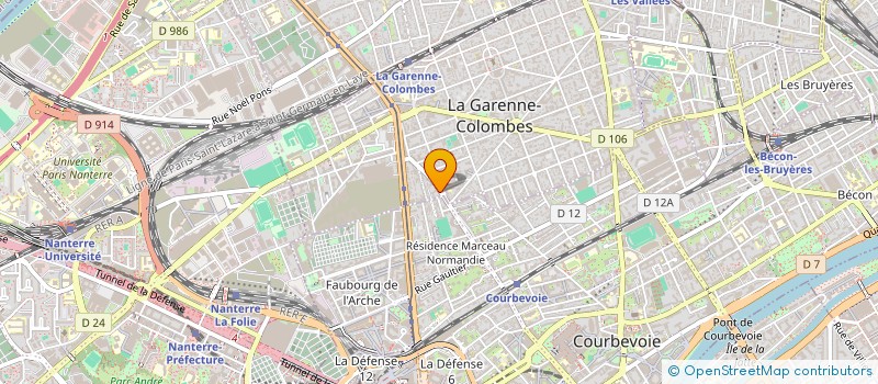 localisation de l'entreprise MONSIEUR LOUNAS HENDA  LA GARENNE-COLOMBES