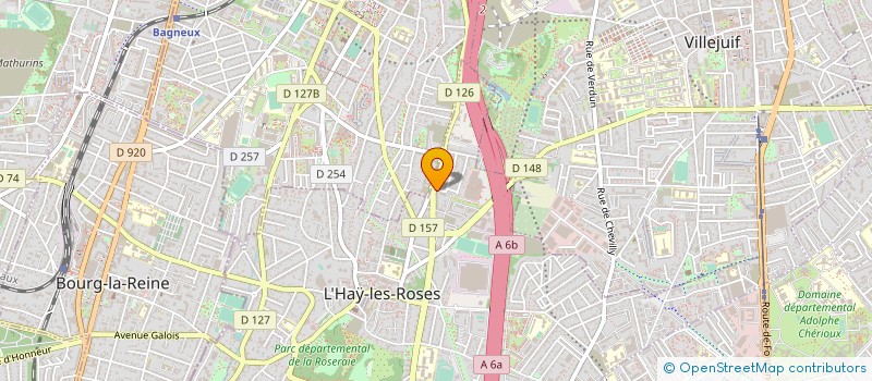 localisation de l'entreprise MONSIEUR LOUNES ADDOUCHE à L'HAY-LES-ROSES