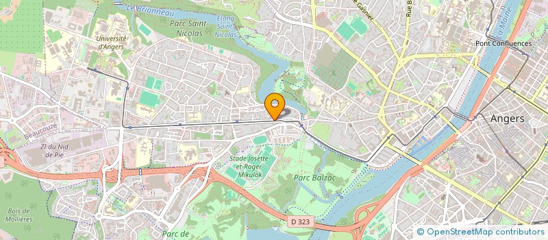 localisation de l'entreprise MONSIEUR LOUNES AMAN ZOUGARENE à ANGERS