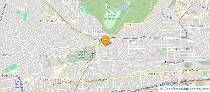 localisation de l'entreprise MONSIEUR LOUNES AUGER  LE HAVRE