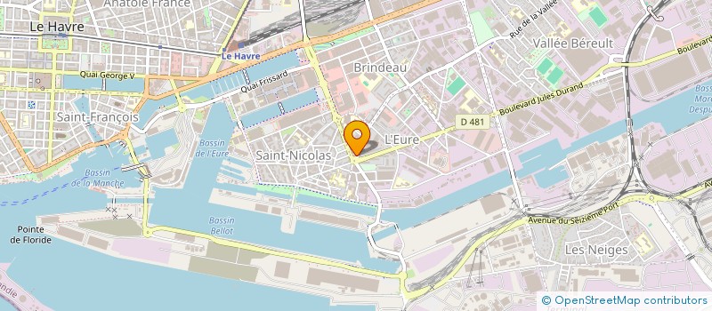 localisation de l'entreprise MONSIEUR LOUNES BETTAHAR à LE HAVRE