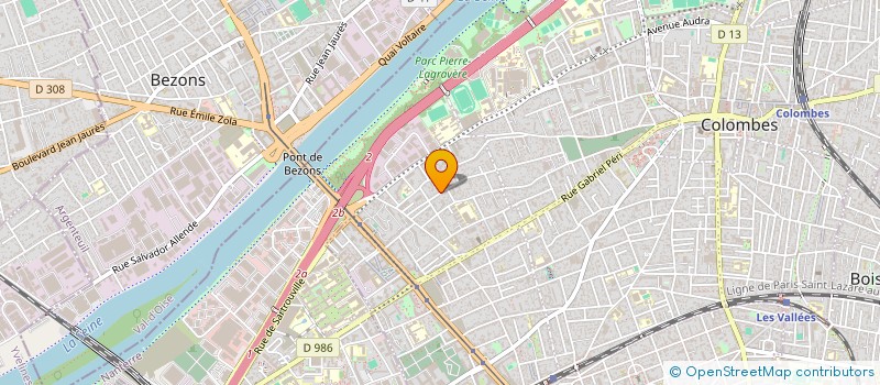 localisation de l'entreprise MONSIEUR LOUNES BOUKHARI  COLOMBES