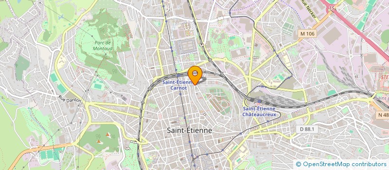 localisation de l'entreprise MONSIEUR LOUNES CHABANA  SAINT-ETIENNE