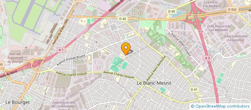 localisation de l'entreprise MONSIEUR LOUNES DERRADJ à LE BLANC-MESNIL