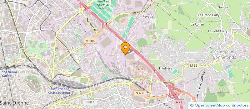 localisation de l'entreprise MONSIEUR LOUNES HAMITOUCHE  SAINT-ETIENNE