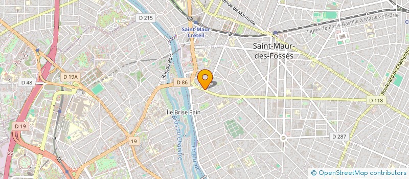 localisation de l'entreprise MONSIEUR LOUNES HAMOUDI  SAINT-MAUR-DES-FOSSES