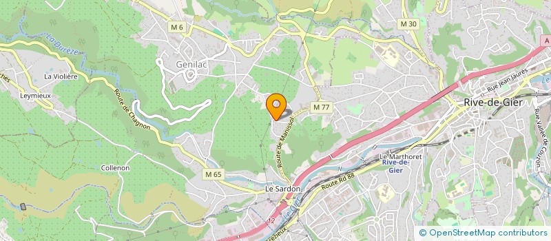 localisation de l'entreprise MONSIEUR LOUNES IABBADENE à GENILAC