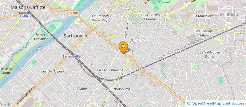 localisation de l'entreprise MONSIEUR LOUNES ISSAHNANE  SARTROUVILLE