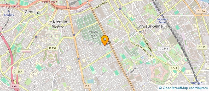 localisation de l'entreprise MONSIEUR LOUNES KACI  IVRY-SUR-SEINE