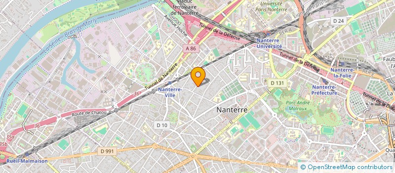 localisation de l'entreprise MONSIEUR LOUNES LARAS  NANTERRE