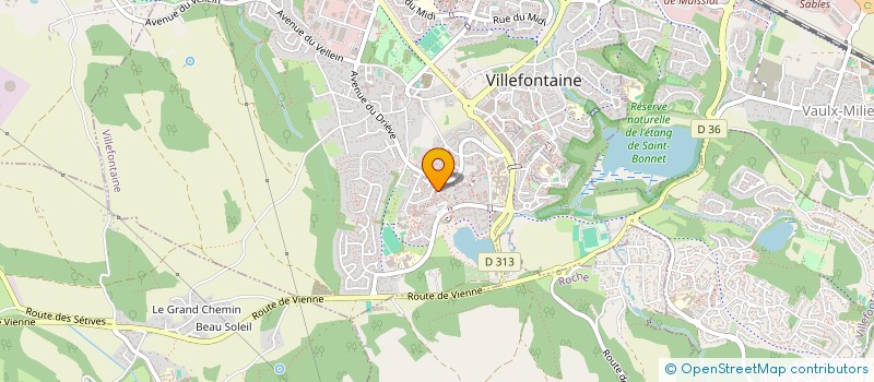 localisation de l'entreprise MONSIEUR LOUNES LOUNICI ALI  VILLEFONTAINE