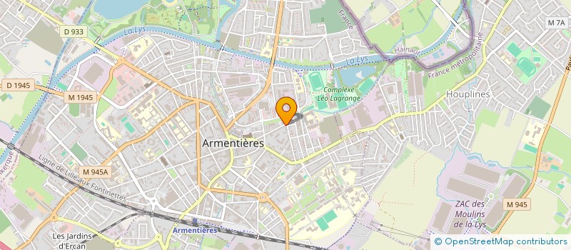 localisation de l'entreprise MONSIEUR LOUNES MAIFI à ARMENTIERES