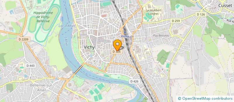 localisation de l'entreprise MONSIEUR LOUNES MAZOUNI à VICHY