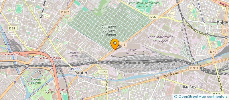 localisation de l'entreprise MONSIEUR LOUNES MERADI  PANTIN