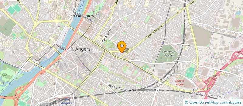 localisation de l'entreprise MONSIEUR LOUNES OUAGAGUI à ANGERS