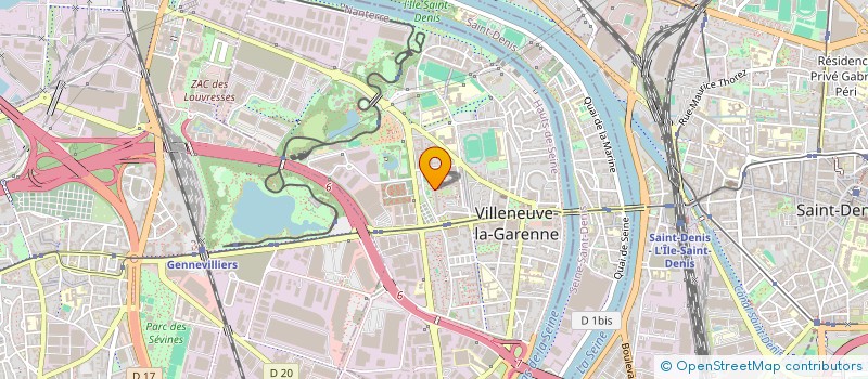localisation de l'entreprise MONSIEUR LOUNES OUALI à VILLENEUVE-LA-GARENNE