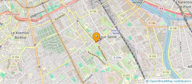 localisation de l'entreprise MONSIEUR LOUNES SAAL  IVRY-SUR-SEINE