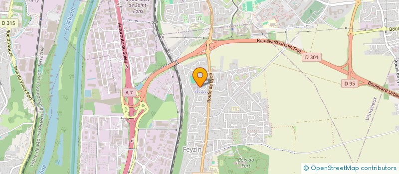 localisation de l'entreprise MONSIEUR LOUNES TOUMI  FEYZIN