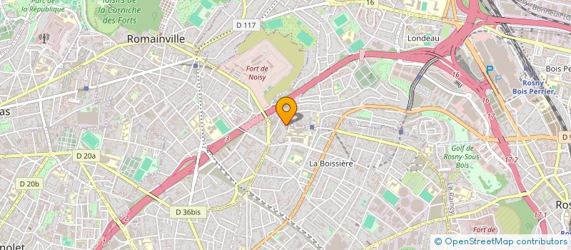 localisation de l'entreprise MONSIEUR LOUNIS ABDELMALEK à ROMAINVILLE