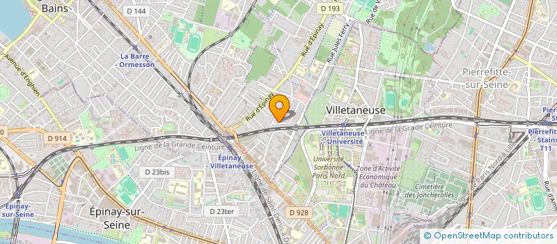localisation de l'entreprise MONSIEUR LOUNIS ALLAL  PIERREFITTE-SUR-SEINE
