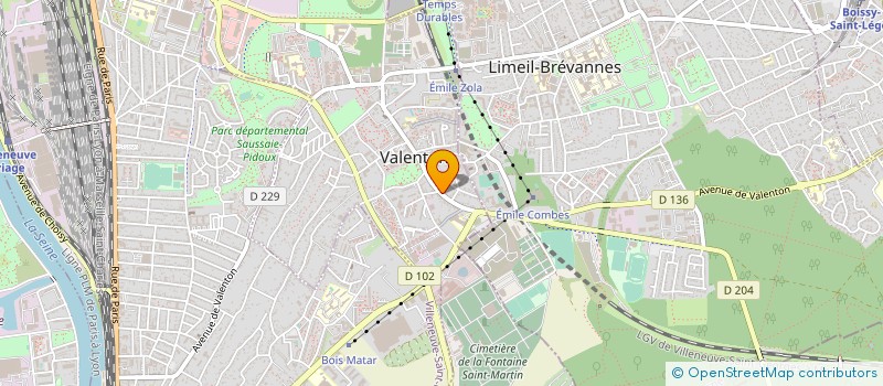 localisation de l'entreprise MONSIEUR LOUNIS ALMABOUDI  VALENTON