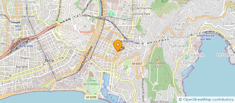 localisation de l'entreprise MONSIEUR LOUNIS BENSIDHOUM  NICE