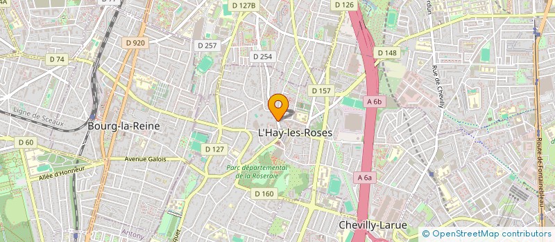 localisation de l'entreprise MONSIEUR LOUNIS BILEK  L'HAY-LES-ROSES