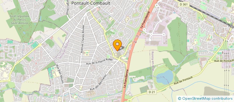 localisation de l'entreprise MONSIEUR LOUNIS DJAILEB à PONTAULT-COMBAULT