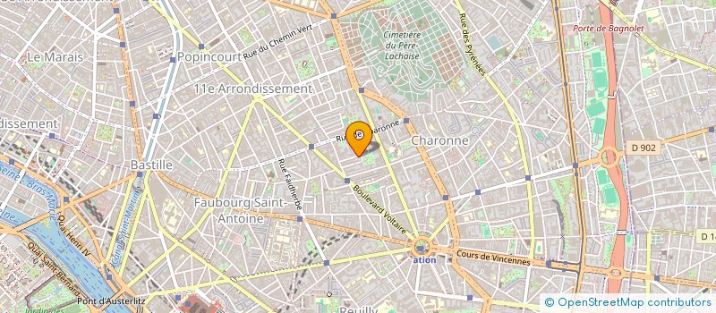 localisation de l'entreprise MONSIEUR LOUNIS DJAOUD  PARIS