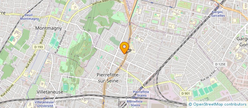 localisation de l'entreprise MONSIEUR LOUNIS HAMLAT à PIERREFITTE-SUR-SEINE