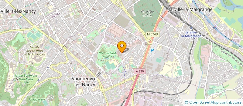 localisation de l'entreprise MONSIEUR LOUNIS LARABI  VANDUVRE-LES-NANCY