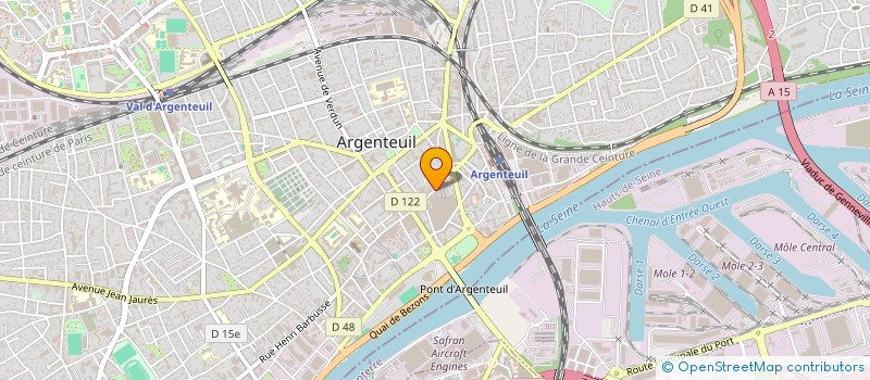 localisation de l'entreprise MONSIEUR LOUNIS MEZIANE  ARGENTEUIL