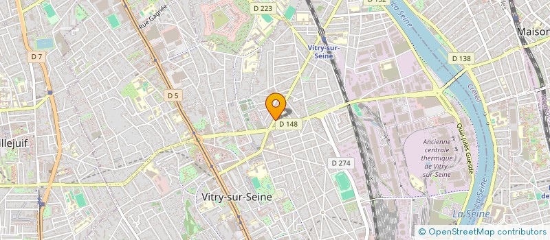 localisation de l'entreprise MONSIEUR LOUNIS REBOULET  VITRY-SUR-SEINE