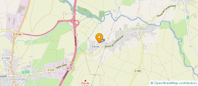 localisation de l'entreprise MONSIEUR LOUP BECKER  SAINT-MYON